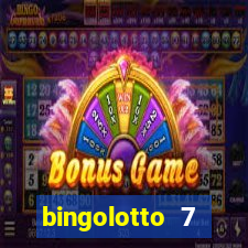 bingolotto 7 januari 2024