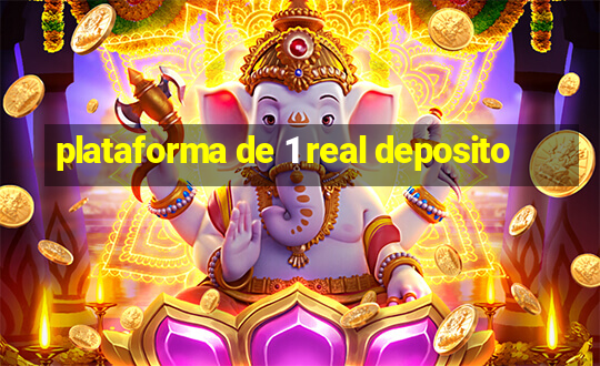 plataforma de 1 real deposito