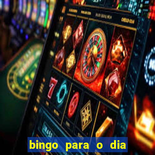 bingo para o dia da mulher