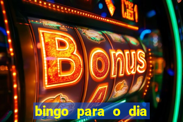 bingo para o dia da mulher