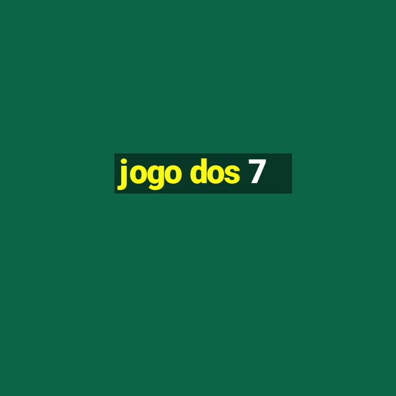 jogo dos 7