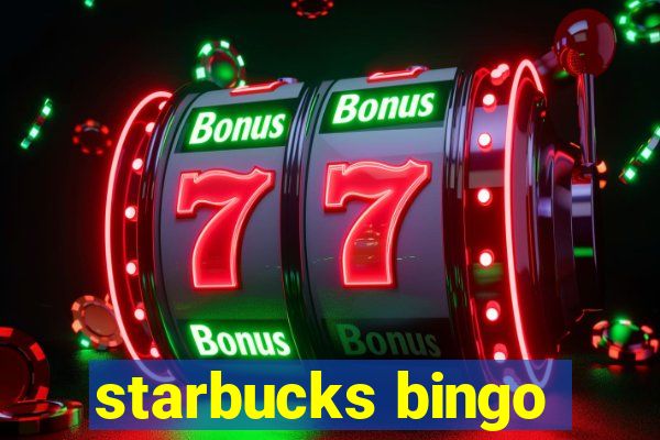 starbucks bingo