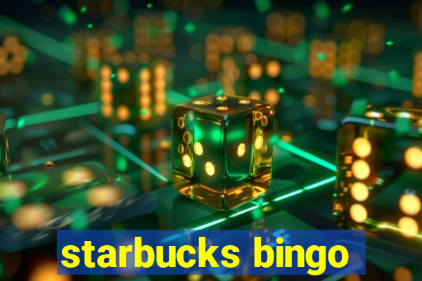 starbucks bingo