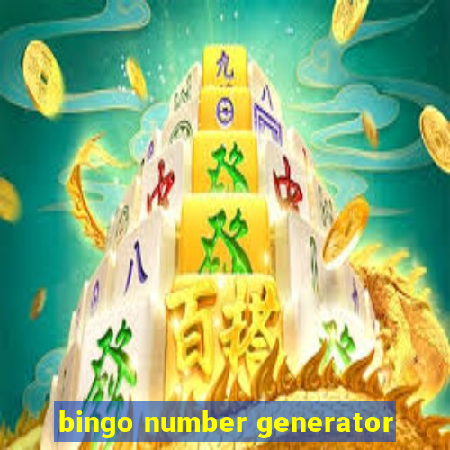 bingo number generator