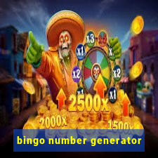 bingo number generator