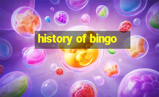 history of bingo