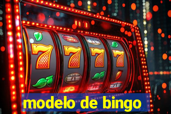 modelo de bingo