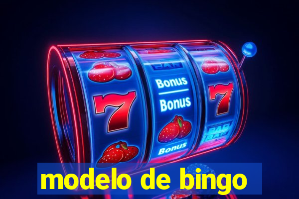 modelo de bingo