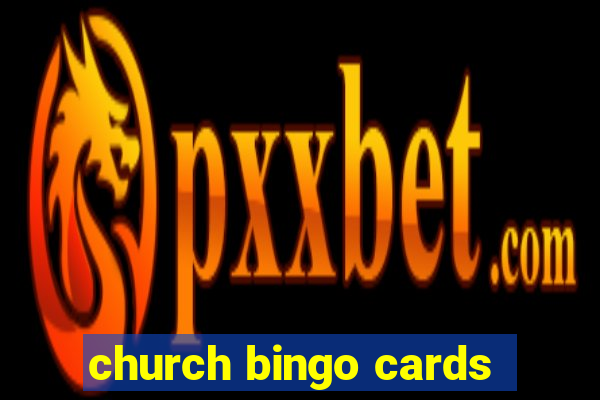 church bingo cards