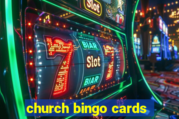 church bingo cards