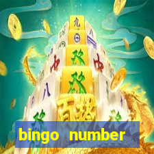 bingo number generator online