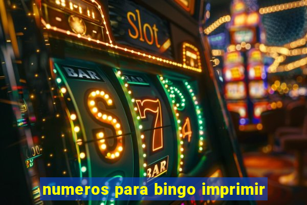 numeros para bingo imprimir