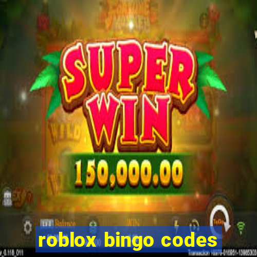 roblox bingo codes