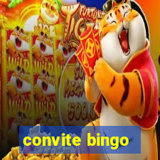 convite bingo