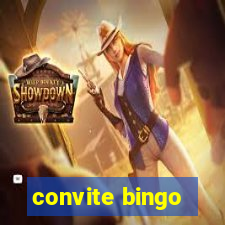 convite bingo