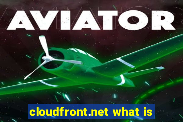 cloudfront.net what is