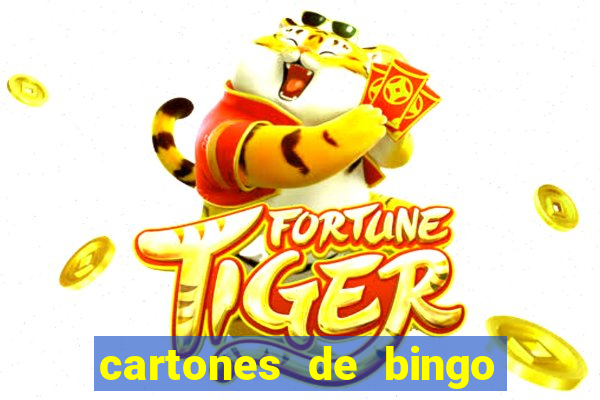 cartones de bingo para imprimir