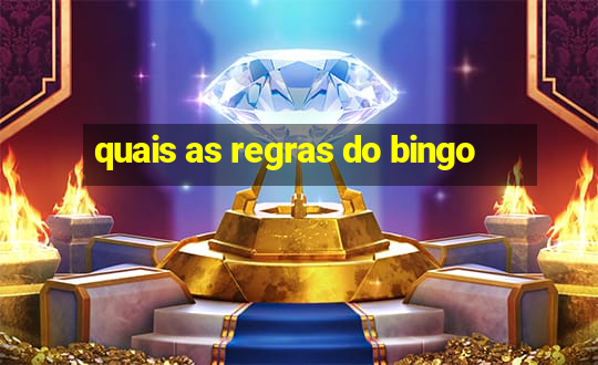 quais as regras do bingo