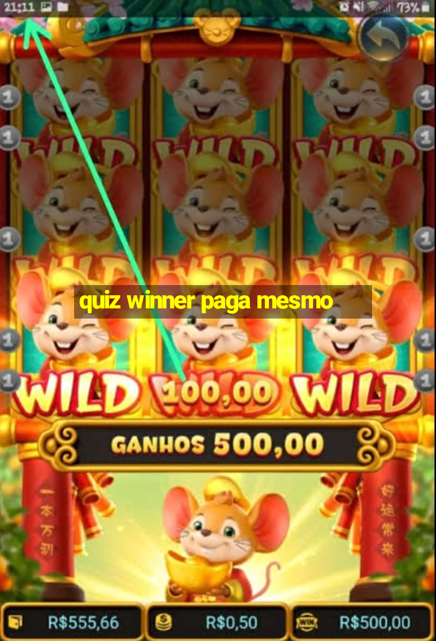 quiz winner paga mesmo