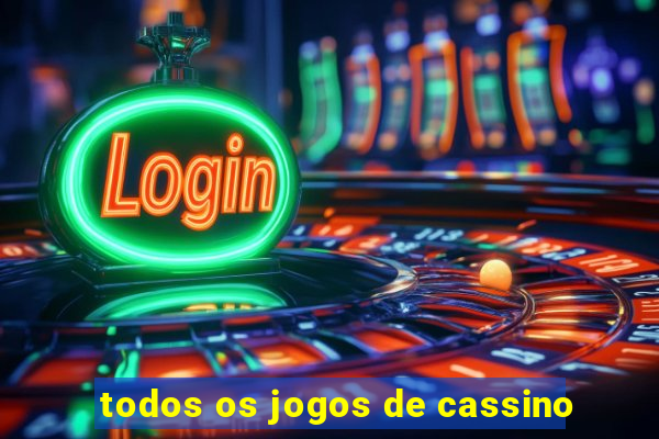 todos os jogos de cassino