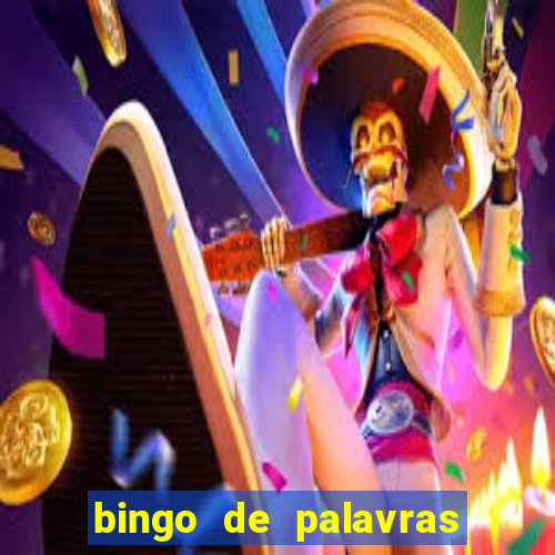 bingo de palavras para o 4 ano