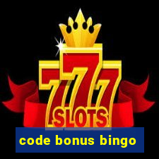 code bonus bingo