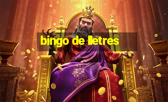 bingo de lletres