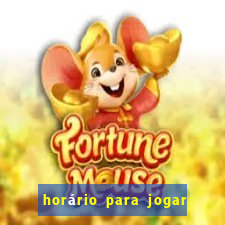 horário para jogar fortune rabbit