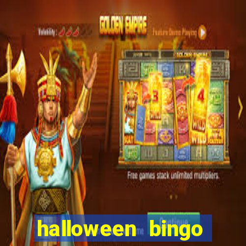 halloween bingo card generator