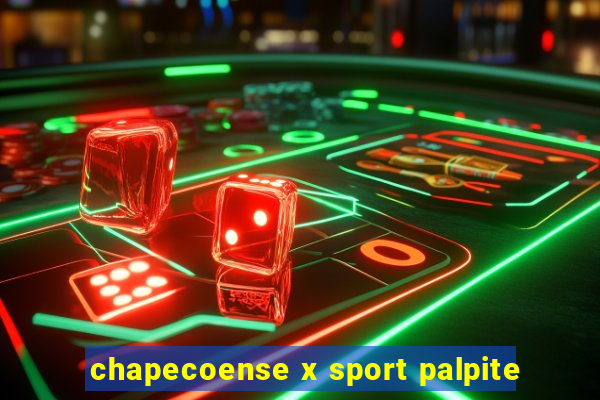 chapecoense x sport palpite