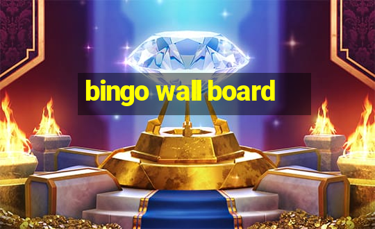 bingo wall board