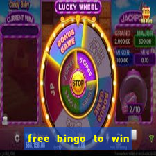 free bingo to win real money