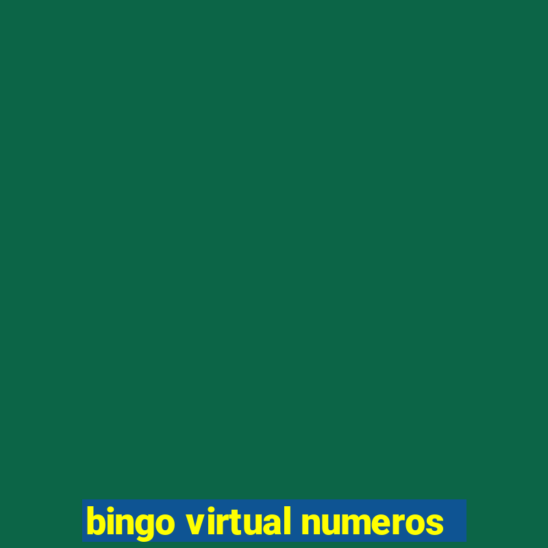 bingo virtual numeros