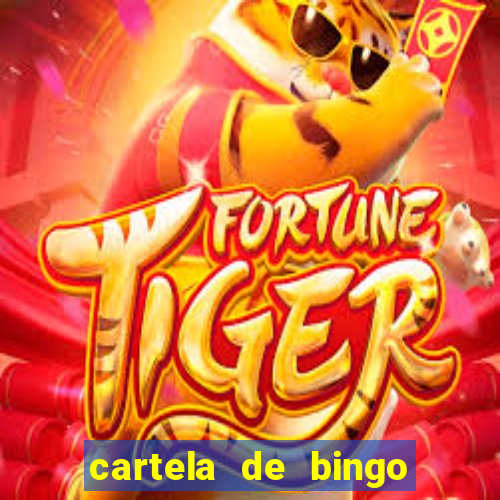 cartela de bingo ate 50