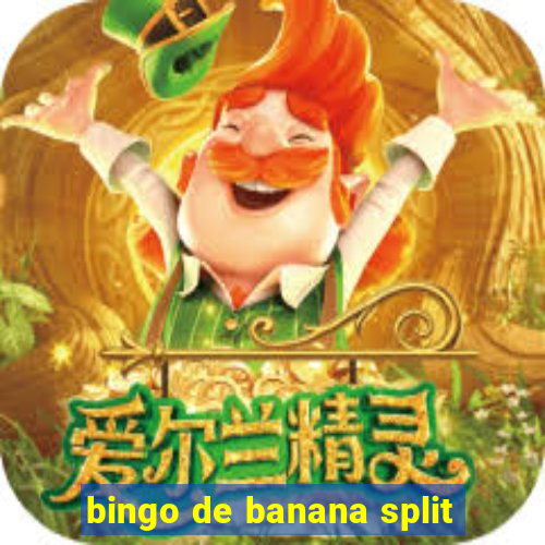 bingo de banana split