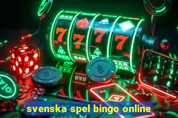 svenska spel bingo online