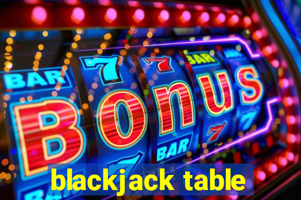 blackjack table