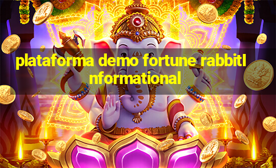 plataforma demo fortune rabbitInformational