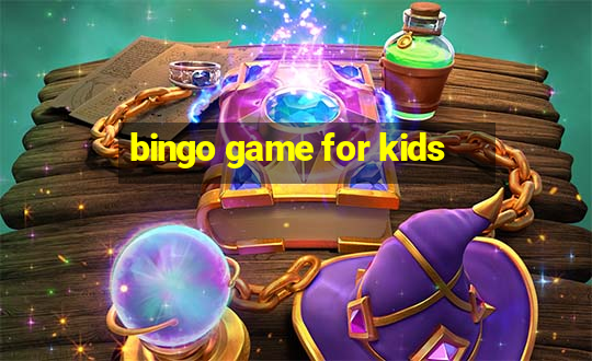 bingo game for kids