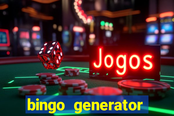 bingo generator with images