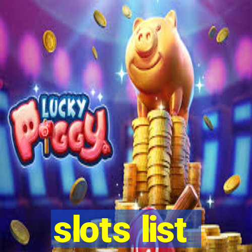 slots list