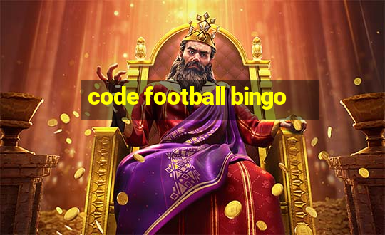 code football bingo