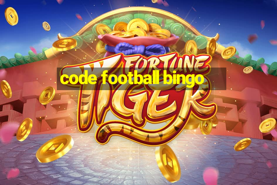 code football bingo