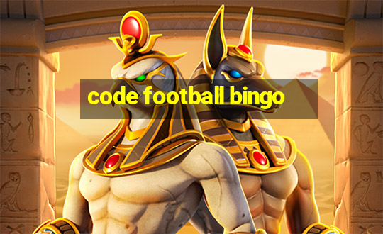 code football bingo