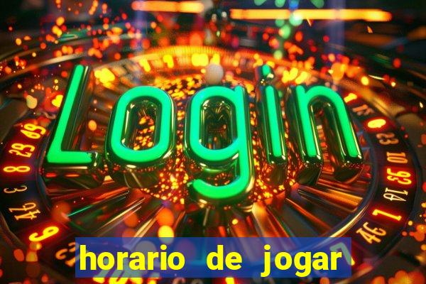 horario de jogar fortune rabbit