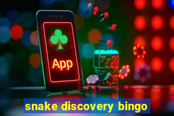 snake discovery bingo