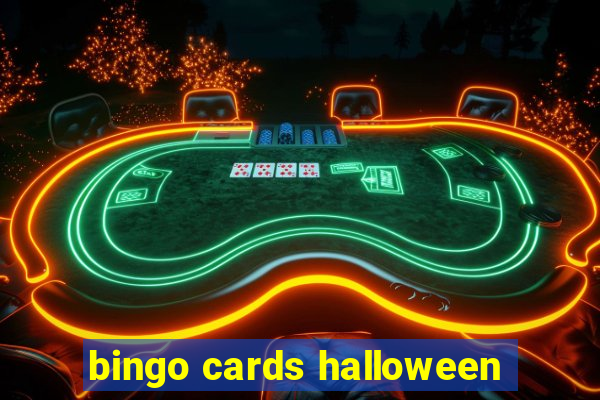 bingo cards halloween