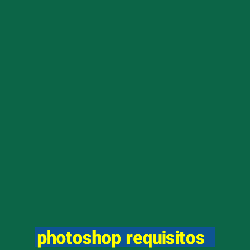 photoshop requisitos