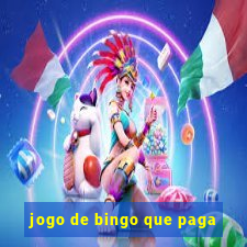 jogo de bingo que paga