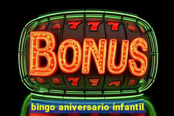 bingo aniversario infantil